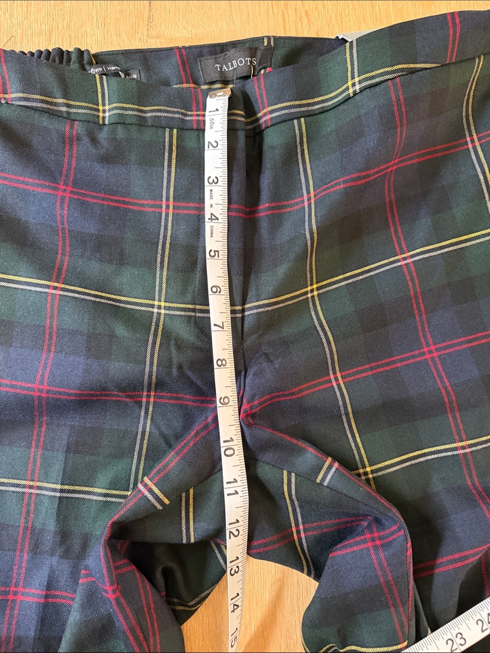 Talbots Wonen’s Hampshire Ankle Pants NWT 16WP - Picture 6 of 9